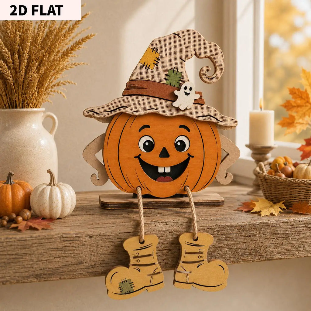 Plaques décoratives automne et Halloween en bois