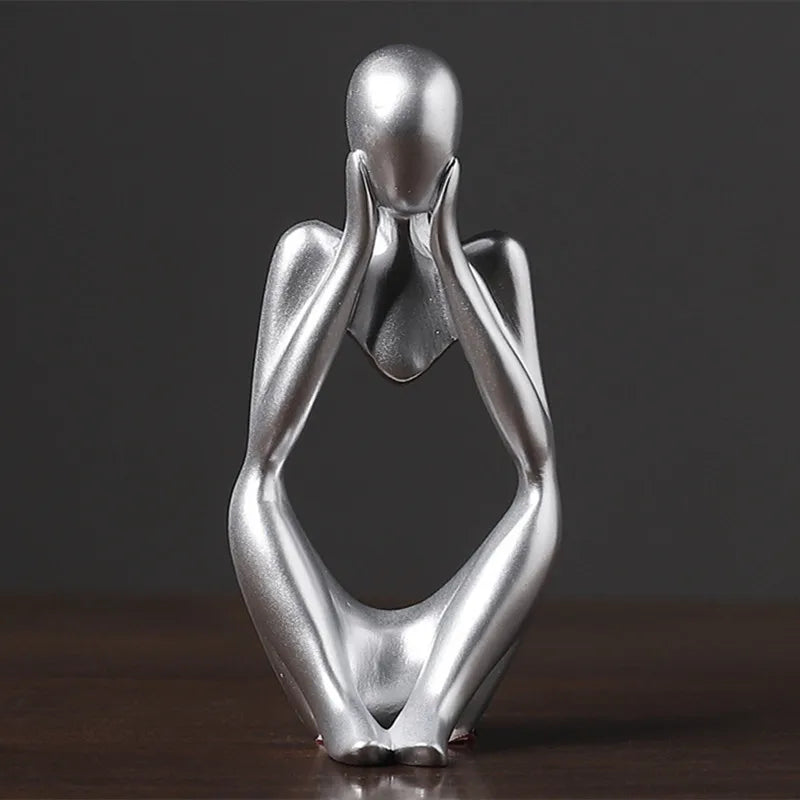Statuette penseur abstrait nordique – photo 11