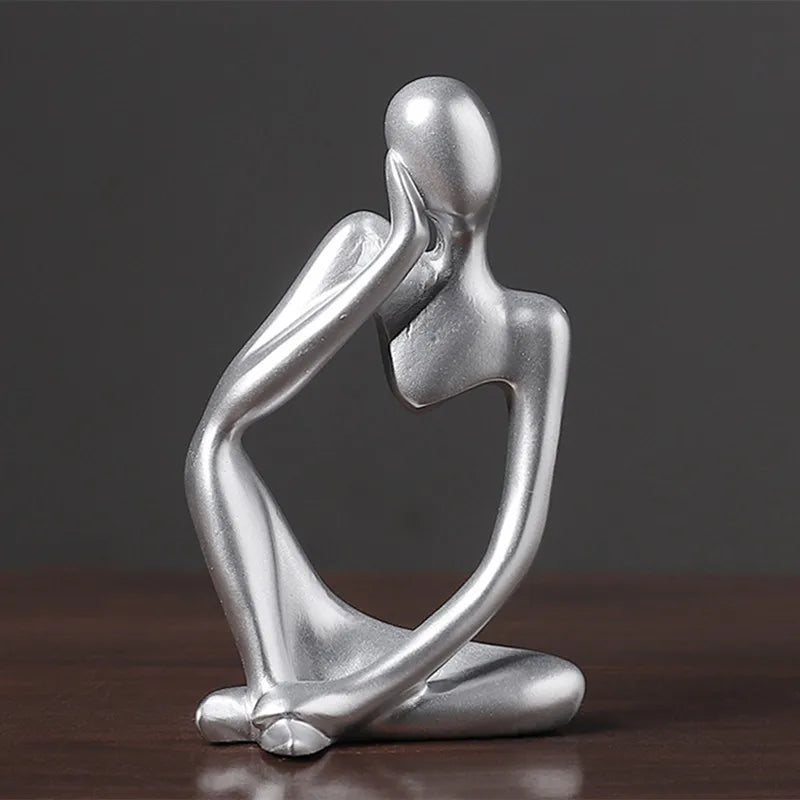 Statuette penseur abstrait nordique – photo 15