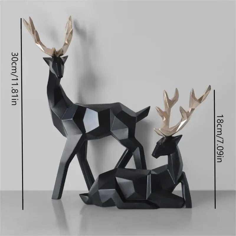 Cerf géométrique décoratif – photo 5