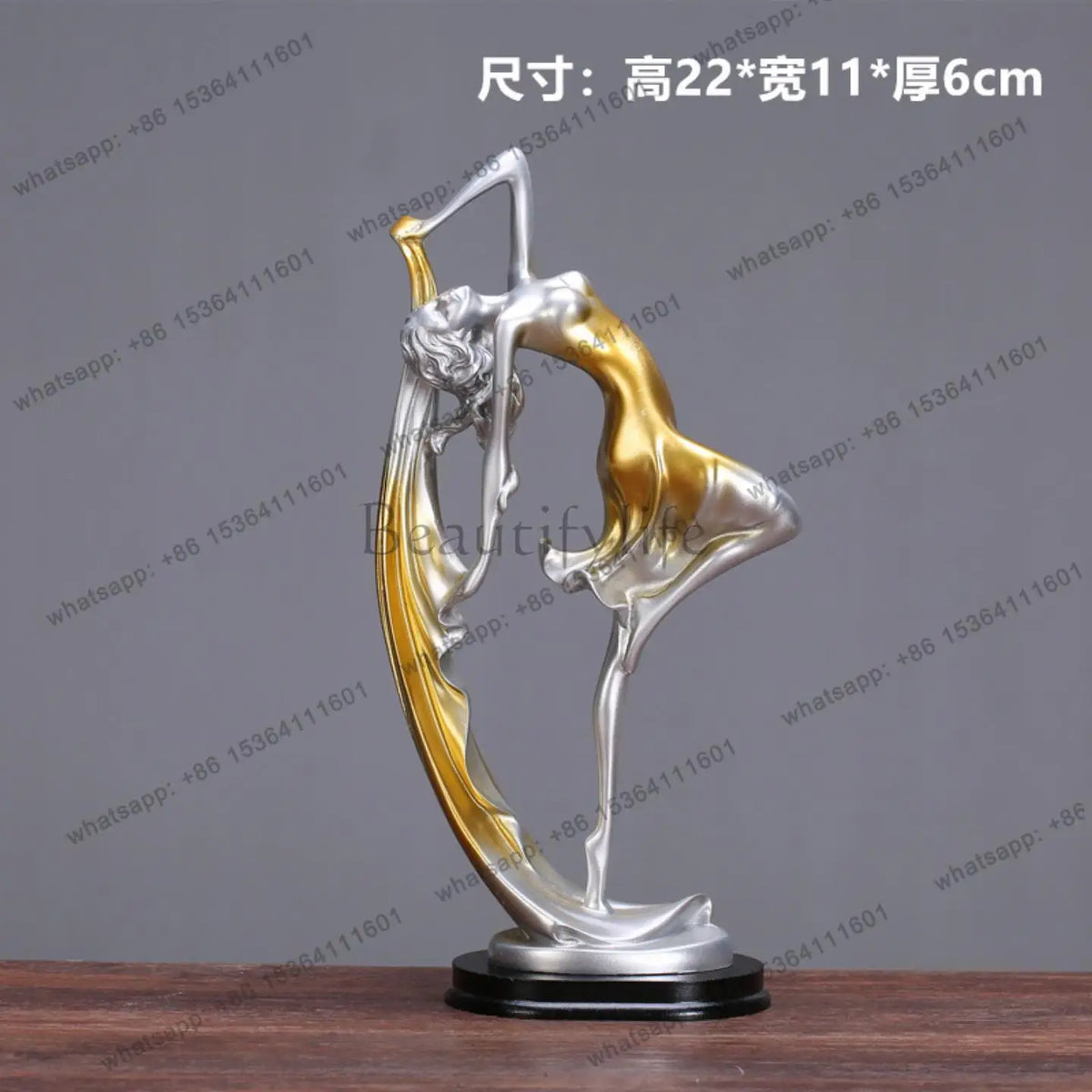 Statuette danseuse en résine – Grand modèle