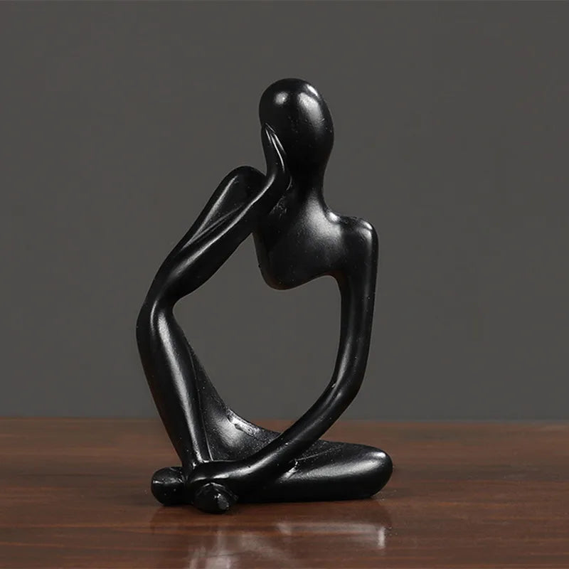 Statuette penseur abstrait nordique – photo 8