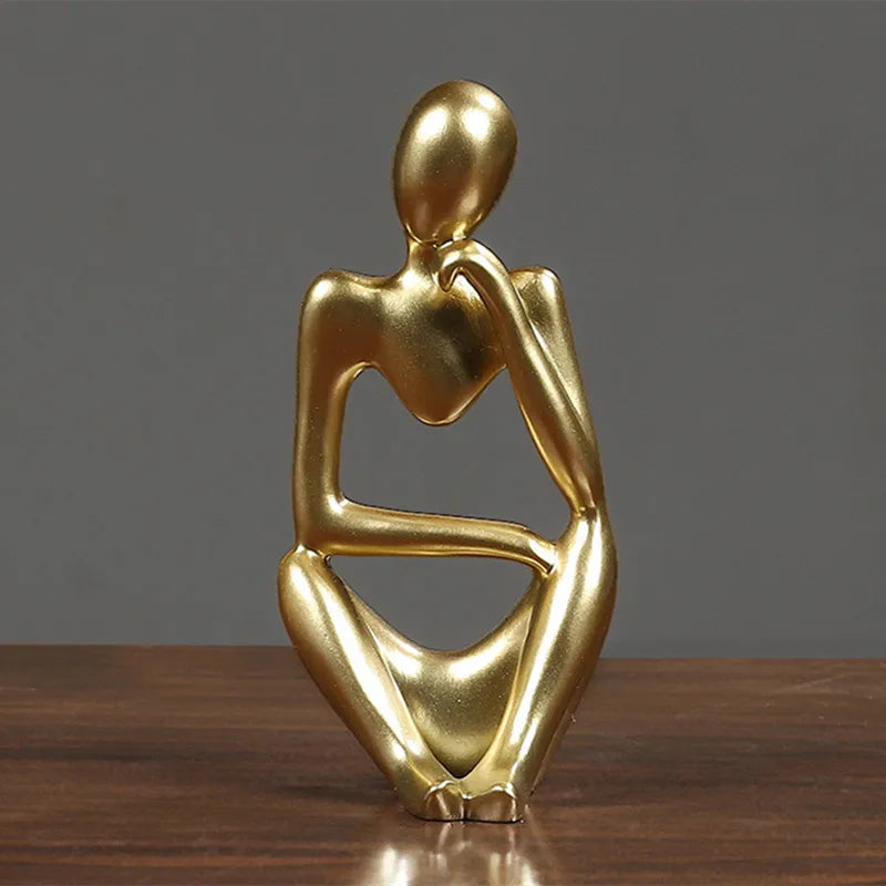 Statuette penseur abstrait nordique – photo 10
