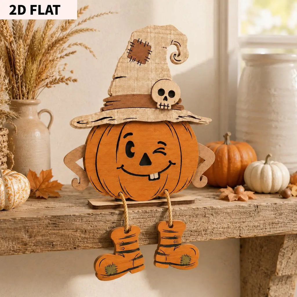 Plaques décoratives automne et Halloween en bois