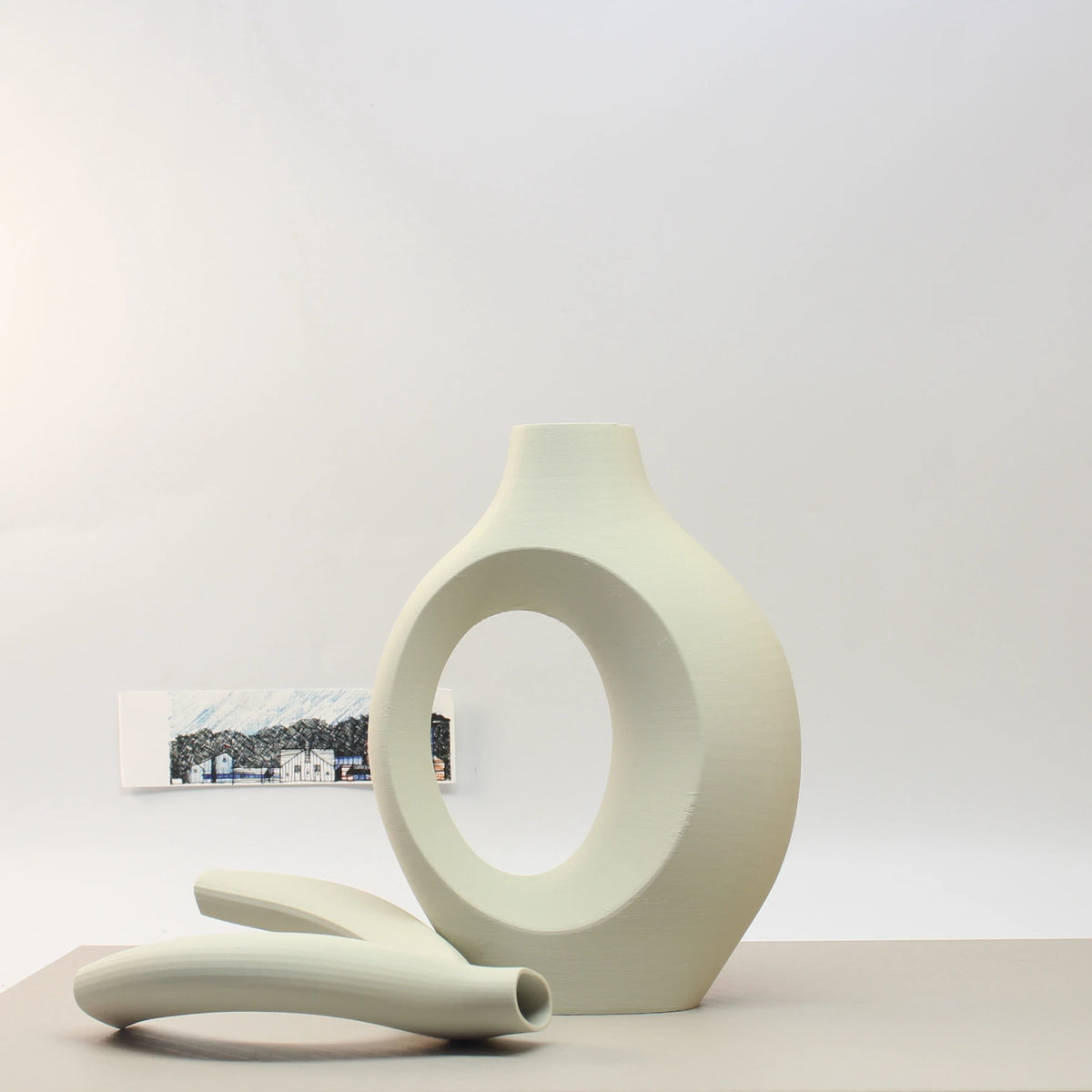 Duo de vases « Câlin » en céramique
