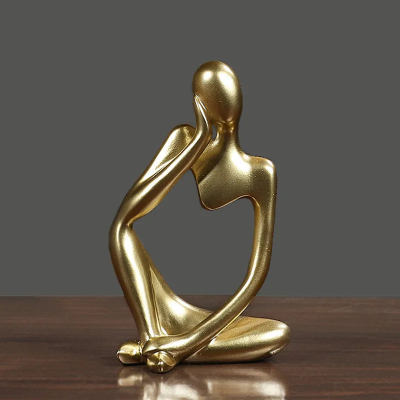 Statuette penseur abstrait nordique – photo 9