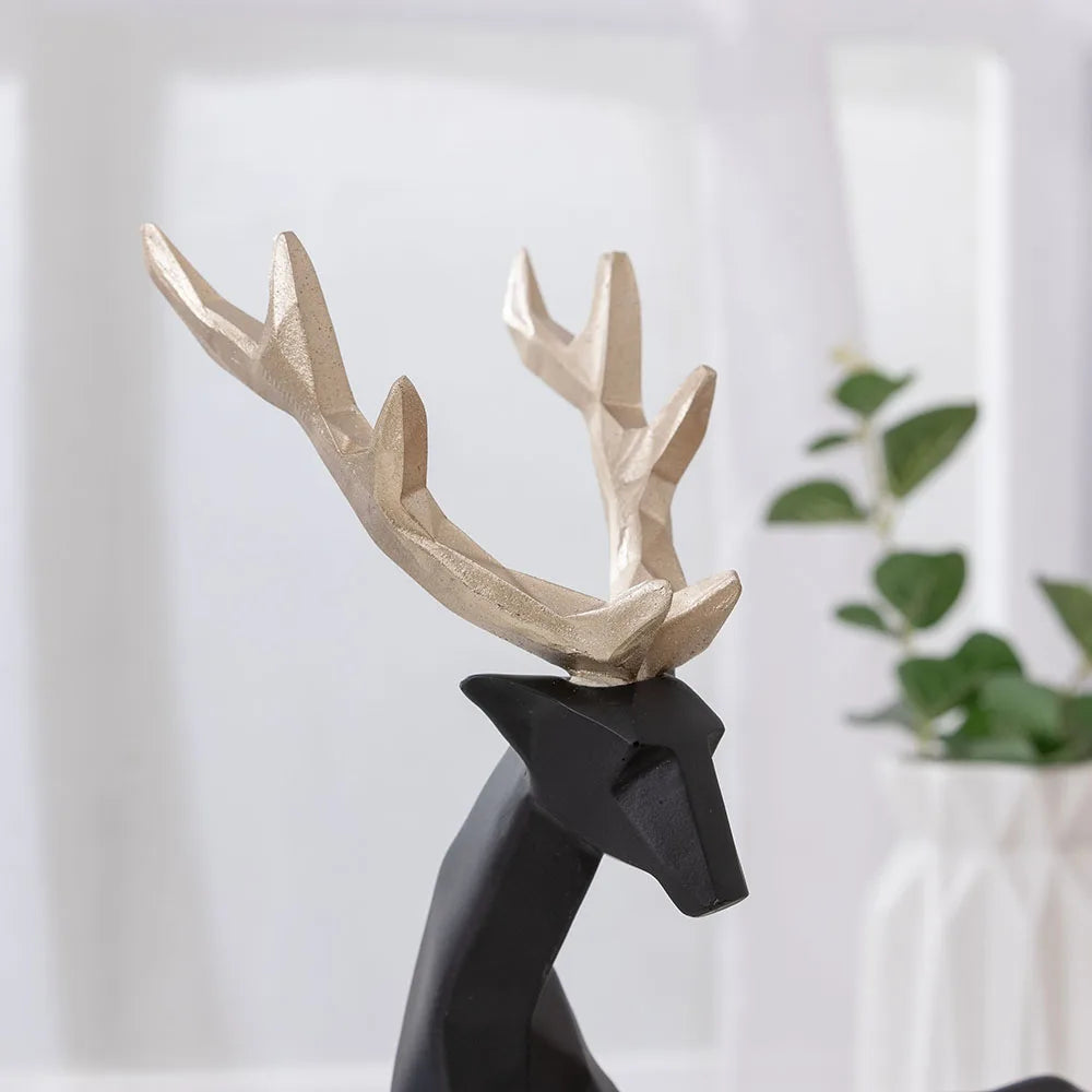 Cerf géométrique décoratif – photo 3